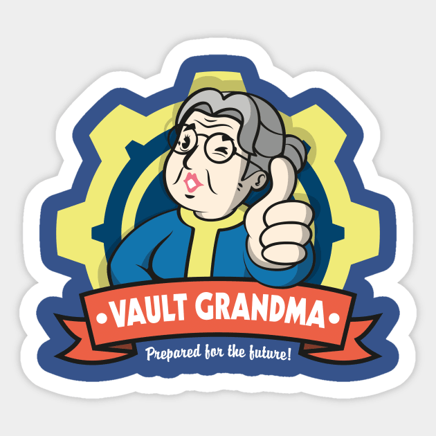 Vault Grandma Sticker by Olipop